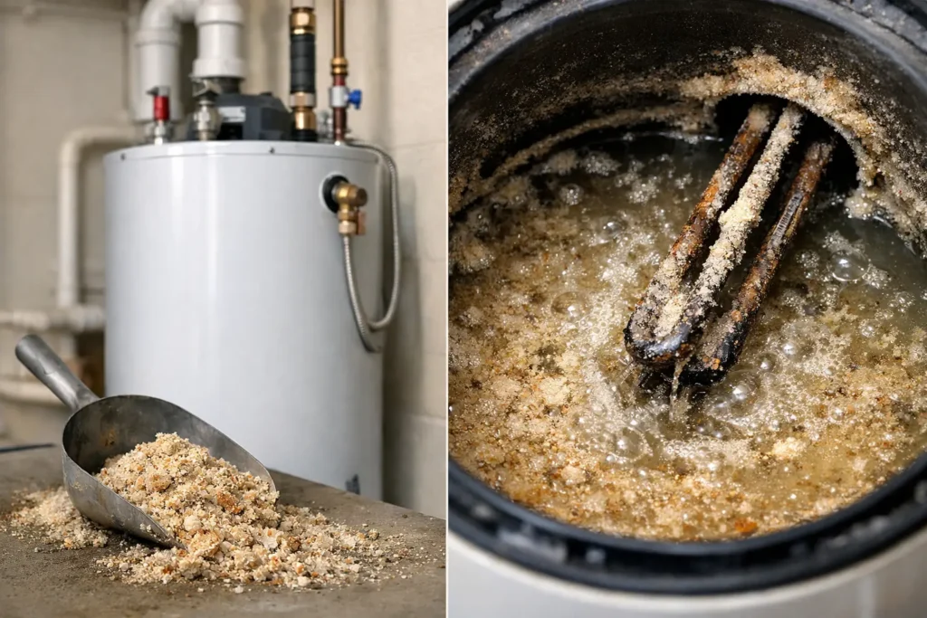 Water Heater Sediment Case Study for Noisy Tanks